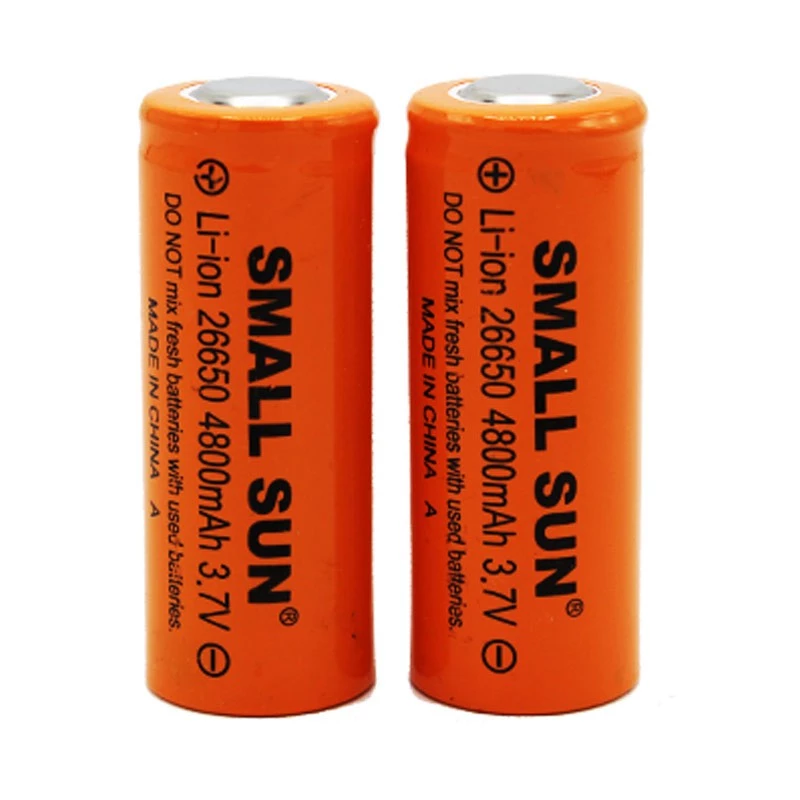مشخصات باتری لیتیومی اسمال سان 4800mAH 26650