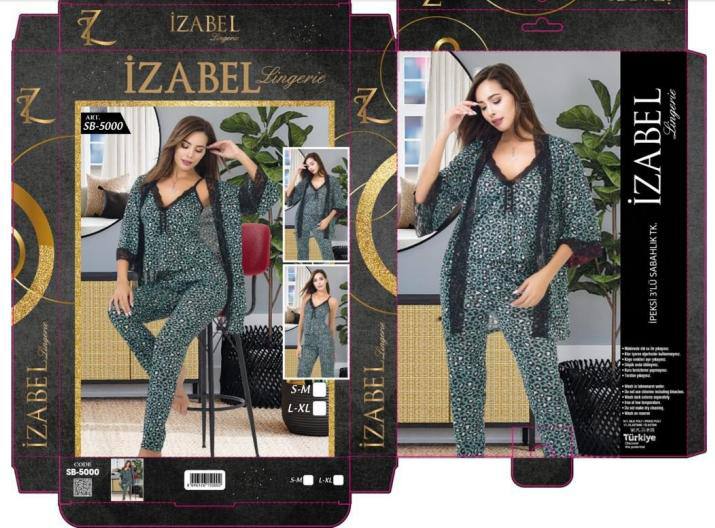 لباس خواب زنانه IZABEL مدل 5000،خرید وقیمت
