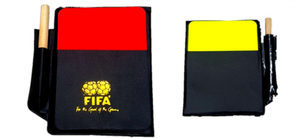 کارت داوری ( زرد و قرمز)