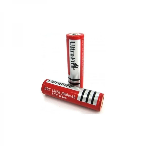 باتری لیتیوم یون اولترا فایر 18650 قابل شارژ