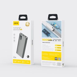 پاوربانک فست شارژ آسپور مدل A335 22.5W PD+QC 4.0 ظرفیت 10000 میلی آمپر - توان 22.5 وات