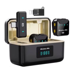 میکروفون یقه ای SX23 دو کاربره بیسیم