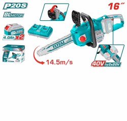 اره زنجیری شارژی توتال مدل TGSLI401682