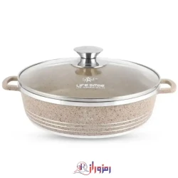 تابه دو دسته گرانیت لایف اسمایل LIFEP17-SHR28