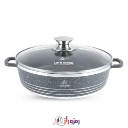 تابه دو دسته گرانیت لایف اسمایل LIFEP17-SHR36