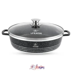 تابه دو دسته گرانیت لایف اسمایل LIFEP17-SHR40