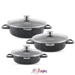 ست تابه دو دسته لایف اسمایل  LIFEP7STSHR-6