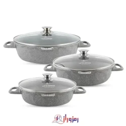 ست تابه دو دسته لایف اسمایل  LIFEP7STSHR-6-3