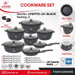 سرویس قابلمه 24 پارچه لایف اسمایل اصل LIFEP17S-24