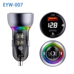 شارژر فندکی 48W دو پورت VONK مدل EYW-007