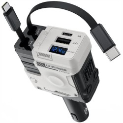 شاژر فندکی فست شارژ 66W مدل4in1 CAR07 CALUS