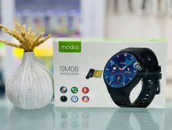 ساعت هوشمند سیمکارت خور صفحه گرد مدل Modio SM08 دوربین دار
