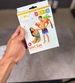 بازوبند شنا اینتکس intex در دو سایز 3تا6 سال و 6تا12 سال